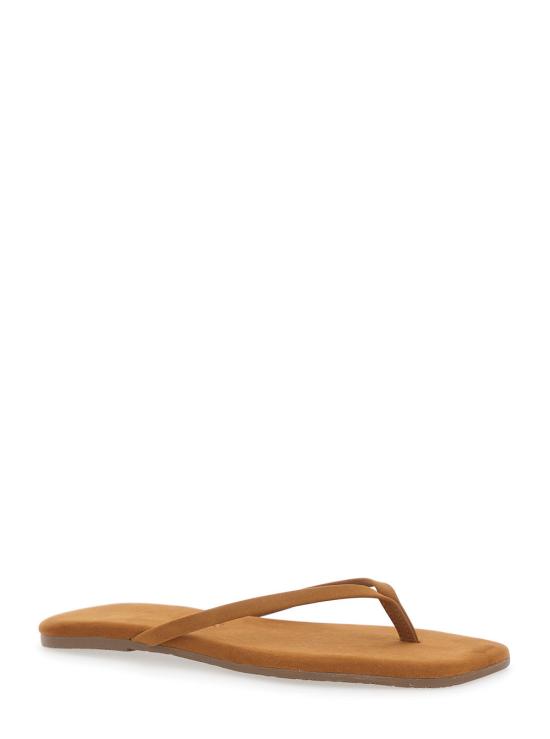 26SS 티키스 샌들 SQUARETOELILYSUEDE BEIGE - TKEES