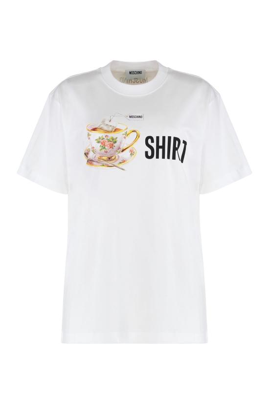 25FW 모스키노 폴로 티셔츠 0722 WHITE