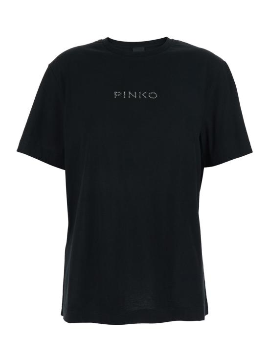 26SS 핑코 폴로 티셔츠 105526 BLACK