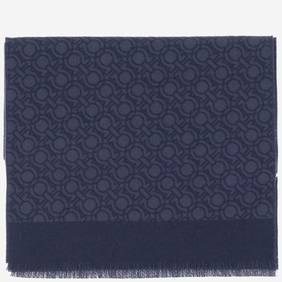 26FW 살바토레 페라가모 머플러/스카프 520187 NAVY - SALVATORE FERRAGAMO