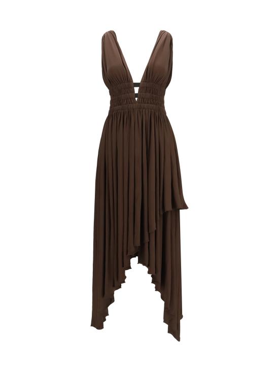 26SS 알라이아 원피스 AA9R3042J090C BROWN - ALAIA