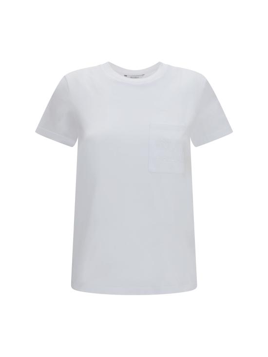 26FW 막스마라 파파이 코튼 저지 티셔츠 2621946051600 WHITE - MAX MARA