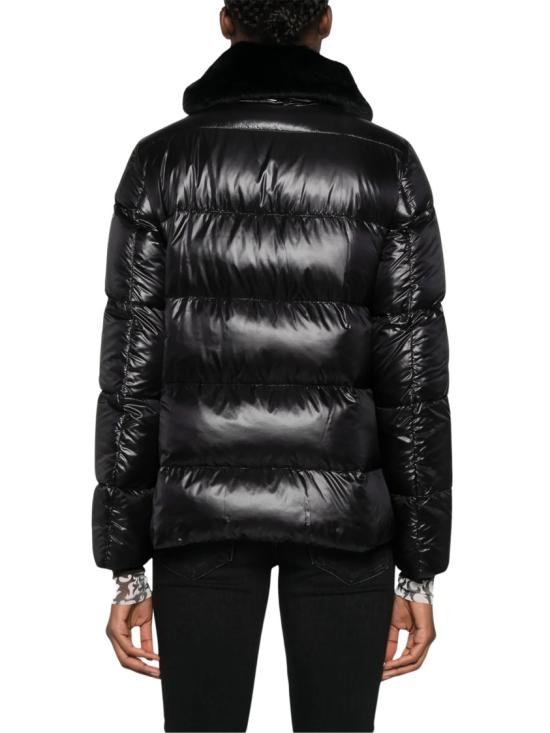 26FW 에르노 울트라라이트 나일론 & 레이디 얼터너티브 퍼 다운 자켓 PI001923D12017Z9300 Black - HERNO