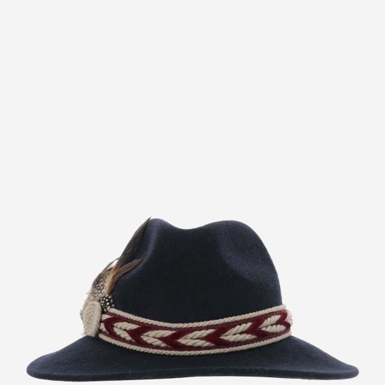 알렉시아 알바레즈 데 톨레도 모자 BLUEMARINEFEDORA NAVY - ALEXIA ALVAREZ DE TOLEDO