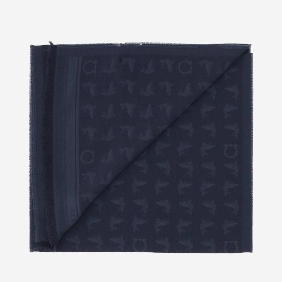 26FW 살바토레 페라가모 머플러/스카프 520184 NAVY - SALVATORE FERRAGAMO