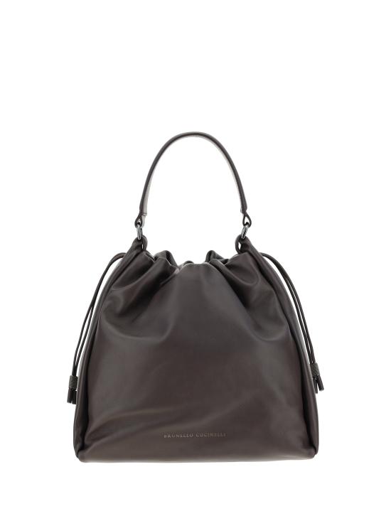 26SS 브루넬로 쿠치넬리 소프트 가죽 멜로우 버킷 백 MBGPD3611 BROWN - BRUNELLO CUCINELLI