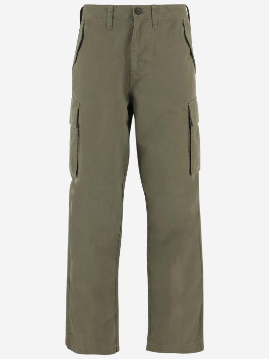 26SS 버버리 코튼 카고 트라우저 8116438 GREEN - BURBERRY