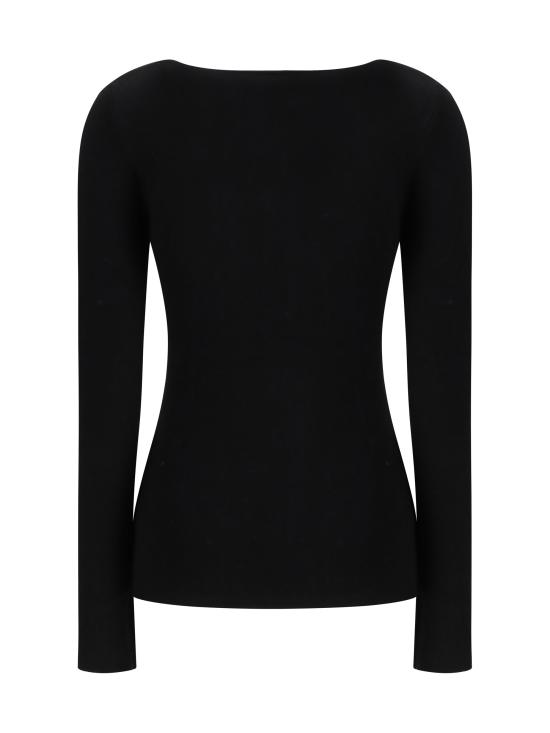 26SS 토템 스웨터 254WRT0571YA0128 BLACK - TOTEME