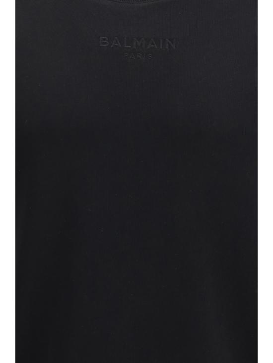 26FW 발망 탑 HH1JQ130BD10 BLACK - BALMAIN