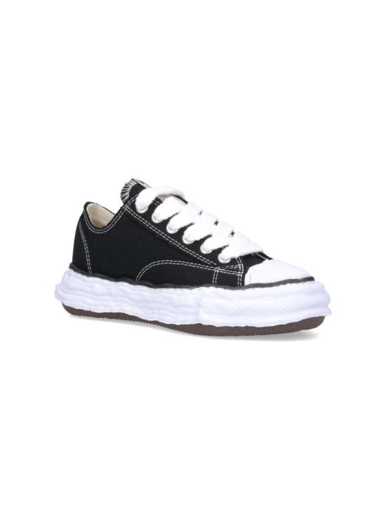 26FW 메종 미하라 야스히로 피터슨23 OG 솔 캔버스 로우탑 A11FW702BLACK - MAISON MIHARA YASUHIRO