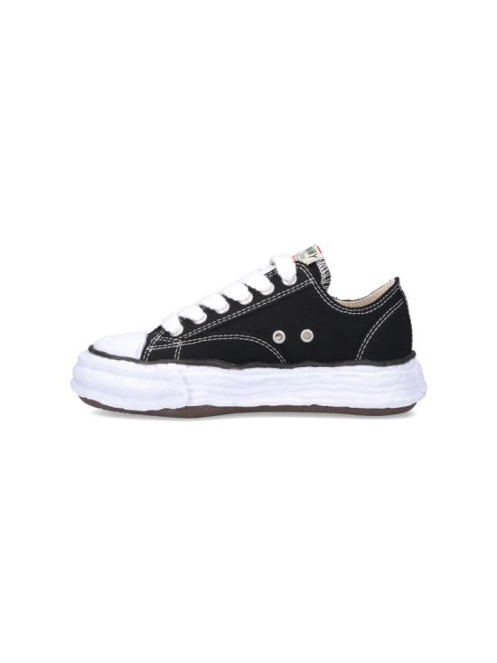 26FW 메종 미하라 야스히로 피터슨23 OG 솔 캔버스 로우탑 A11FW702BLACK - MAISON MIHARA YASUHIRO