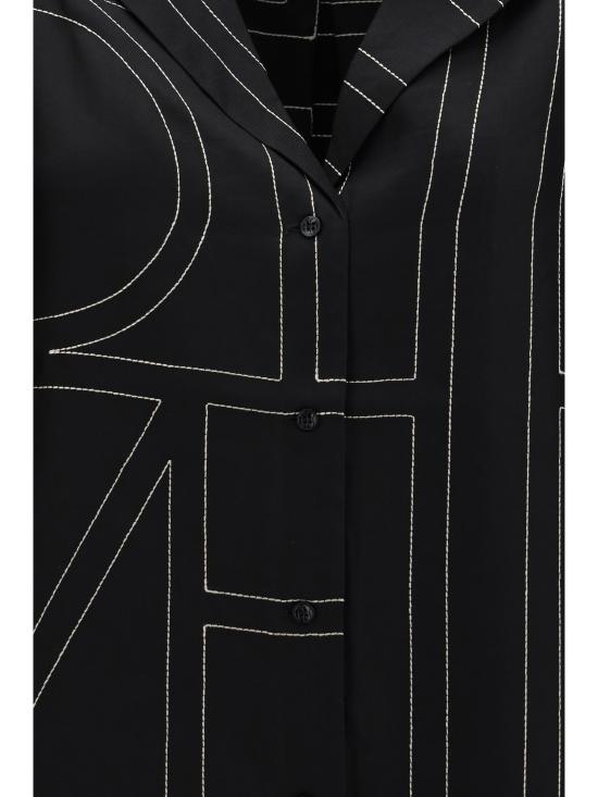 26FW 토템 셔츠 263WRT0881FB0704 BLACK - TOTEME