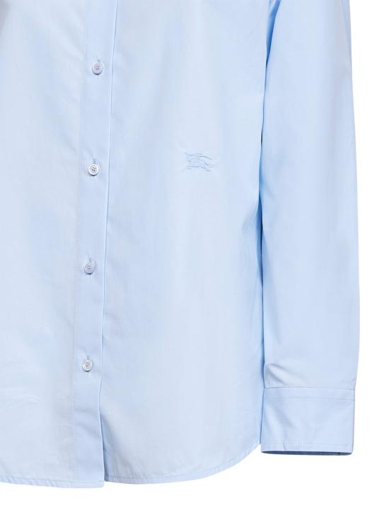 26SS 버버리 레귤러핏 코튼 포플린 포멀 셔츠 8123704 C5130 BLUE - BURBERRY