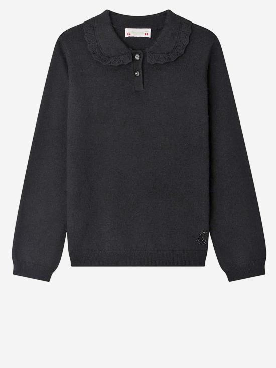25FW 봉쁘앙 스웨터 W05GJUK00017 BLACK - BONPOINT