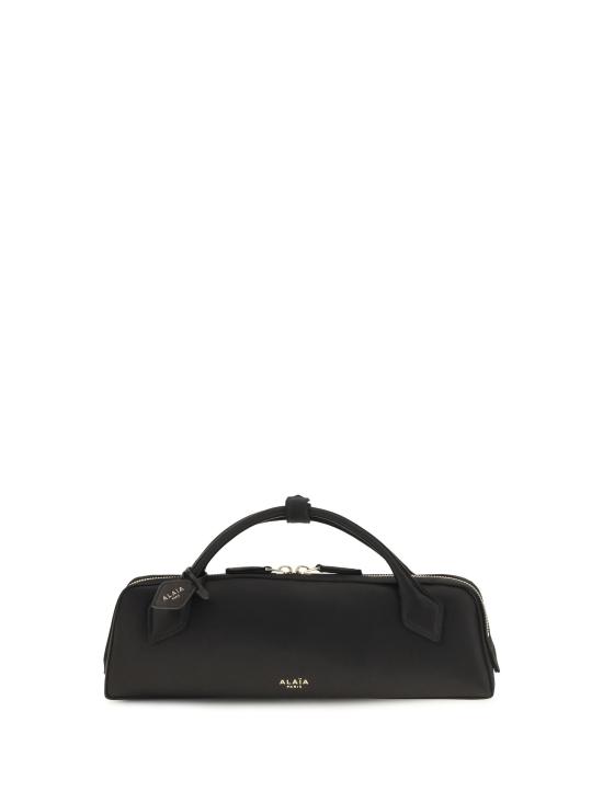 26FW 알라이아 르 테켈 스웨이드 고트스킨 클러치 AA1S06026A024 BLACK - ALAIA