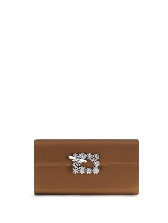 26FW 로저비비에 클러치/파우치 RBWAMFD0209RS0 BROWN - ROGER VIVIER