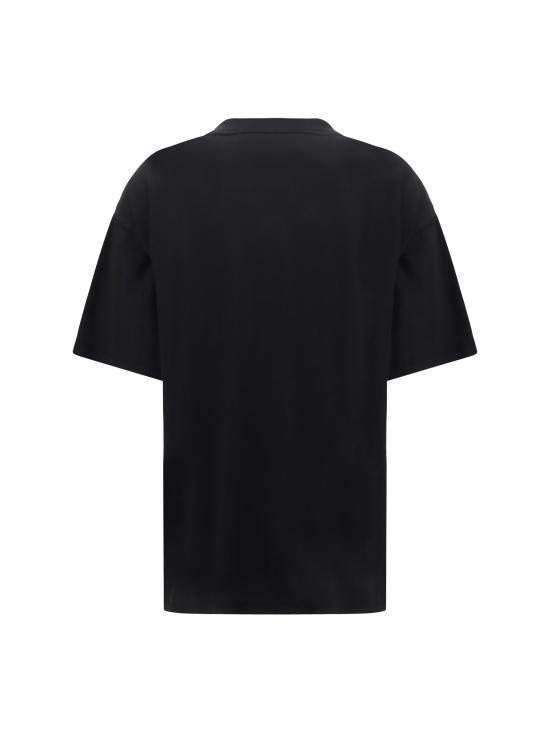 26FW 발렌시아가 폴로 티셔츠 A00497TUVO9 BLACK