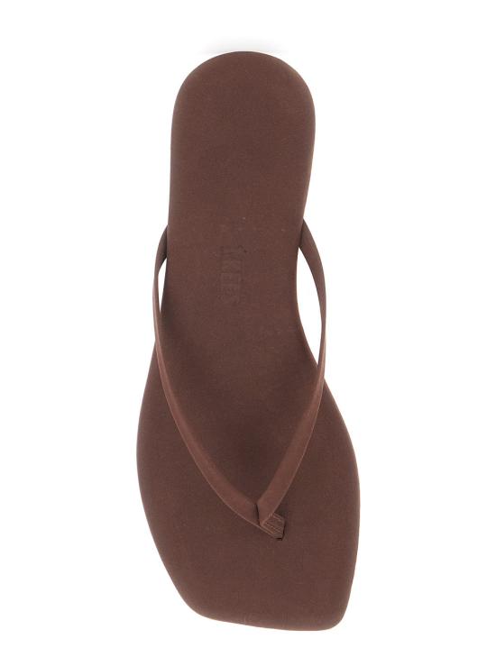 26SS 티키스 샌들 SQUARETOELILYSUEDE BROWN - TKEES