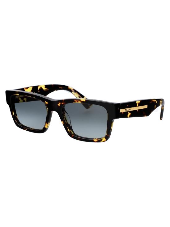 프라다 프레임 스퀘어 아세테이트 선글라스 0PR 25ZS BLACK - PRADA
