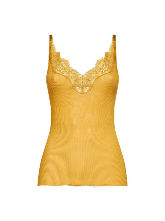 26FW 생로랑 레이스드 탱크탑 796843Y37SM7442 YELLOW
