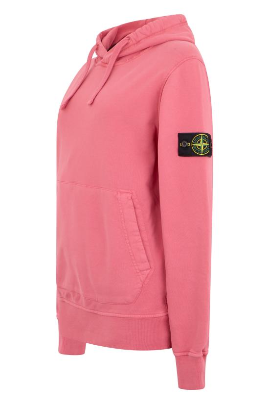26FW 스톤 아일랜드 후드 티셔츠 6100062 PINK - STONE ISLAND