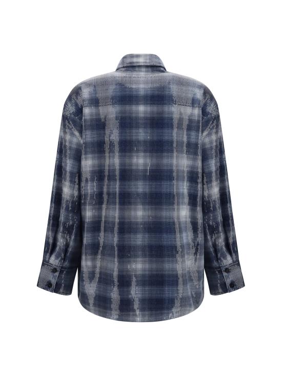 26FW 핑코 셔츠 107144A3FD BLUE - PINKO