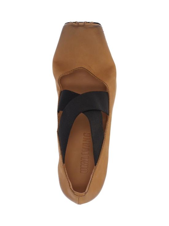 26FW 우마 왕 힐/펌프스 US9106UW247 Brown - UMA WANG