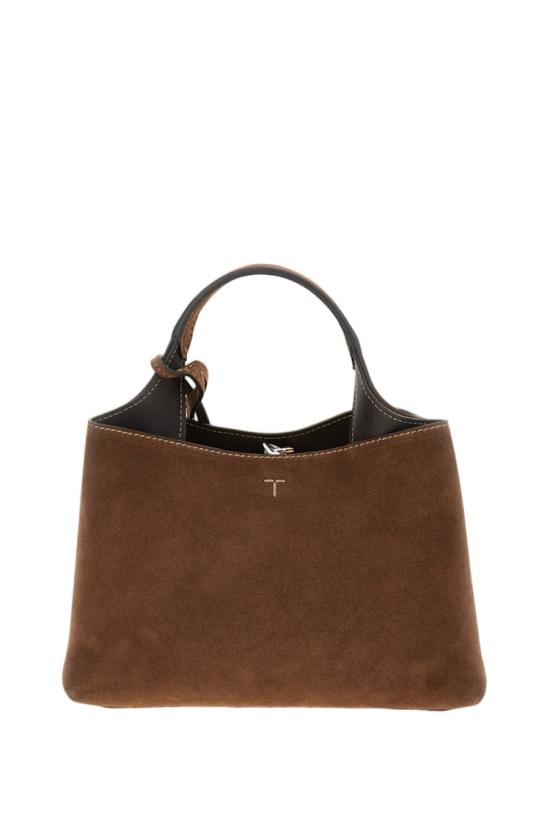 26FW 토즈 마이크로 토트백 XBWAPAEL000XBL246F Brown - TODS