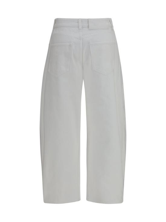 26FW 알라이아 데님 팬츠 AA9P1406D027D WHITE