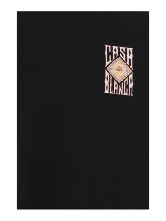 26FW 카사블랑카 반팔 티셔츠 MAW26JTS00115 Black - CASABLANCA