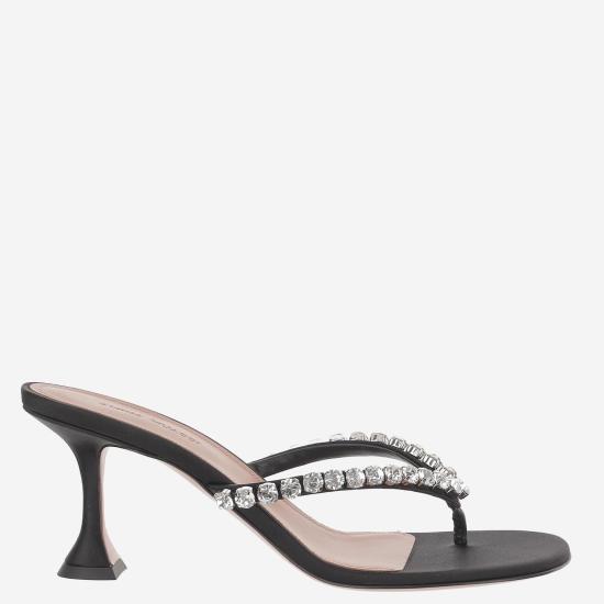 26SS 아미나 무아디 샌들 GIGITHONG BLACK - AMINA MUADDI