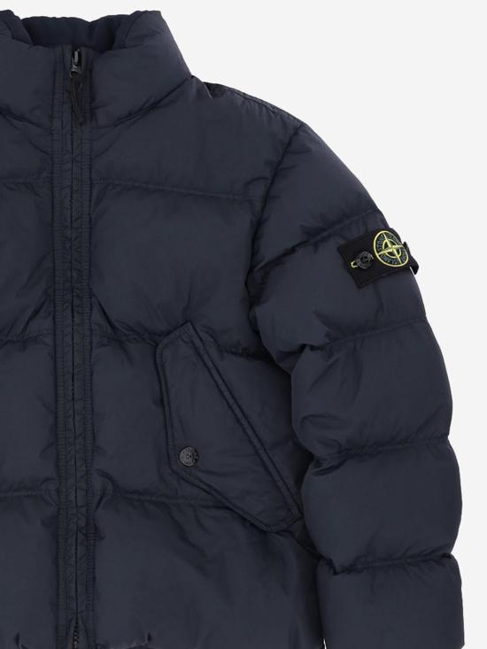 25FW 스톤 아일랜드 워터 레지스턴트 멤브레인 후드 패딩 재킷 4100005 NAVY - STONE ISLAND