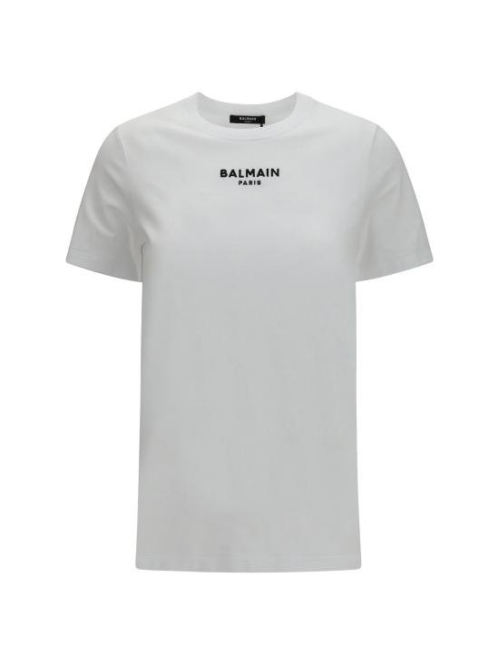 26FW 발망 폴로 티셔츠 HF1EF000BD10 WHITE - BALMAIN