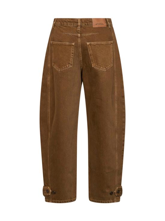 26FW 이자벨마랑 레자 크롭 진 PA0779FAD3H01I50BZ BRONZE - ISABEL MARANT