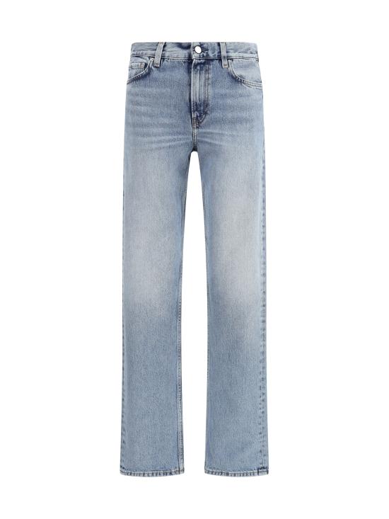 25FW 토템 로우 스트레이트 데님 풀 랭스 팬츠 252WRB0270FB0423 BLUE - TOTEME