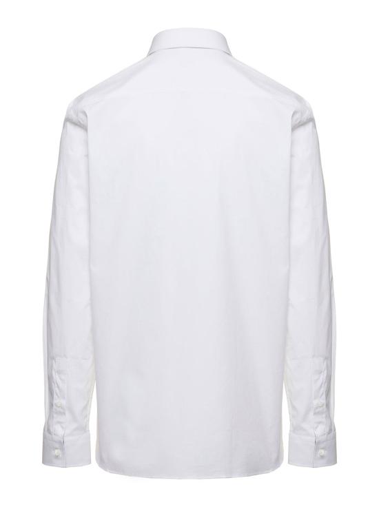 26SS 버버리 스트레치 코튼 셔츠 8071465 WHITE - BURBERRY