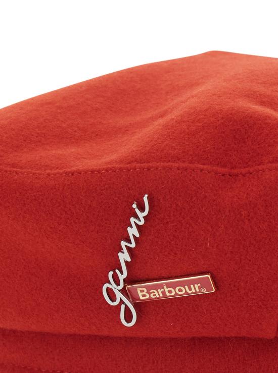  바버 비니 LHA0613 RED - BARBOUR