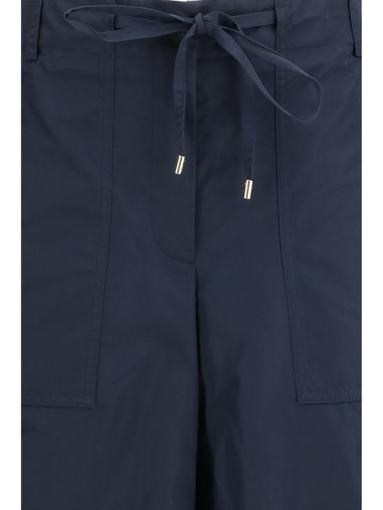 26SS 알라이아 팬츠 AA9P1297W128C NAVY - ALAIA
