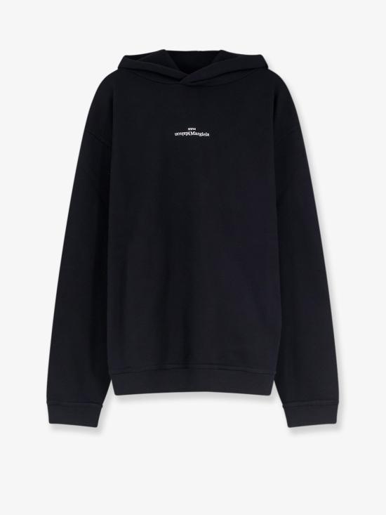 26FW 마르지엘라 후드 티셔츠 S50GU0252 BLACK