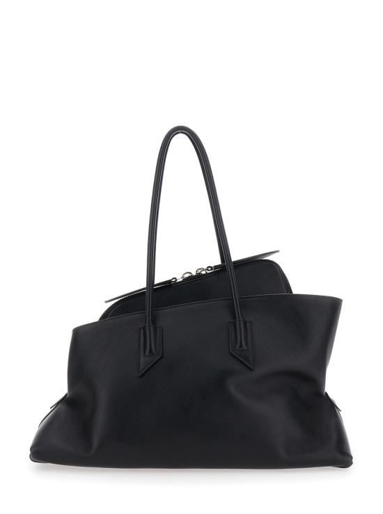 26SS 디 아티코 라 파세지아타 미디엄 탑 핸들 백 250WAH00054 BLACK - THE ATTICO