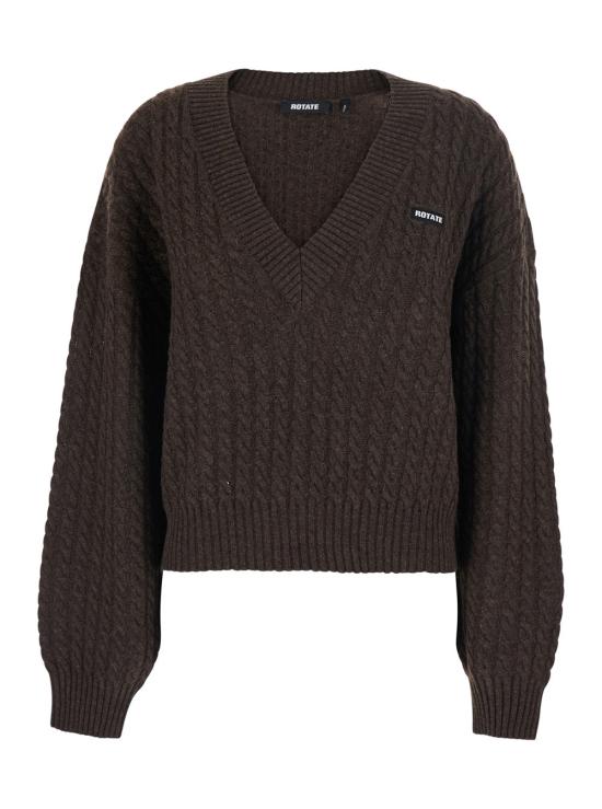 26FW 로테이트 바이 크리스텐슨 스웨터 1164342037 BROWN