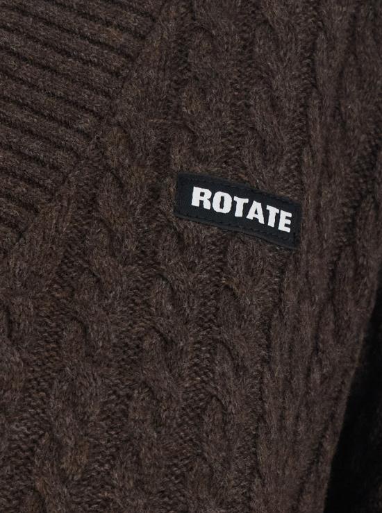 26FW 로테이트 바이 크리스텐슨 스웨터 1164342037 BROWN - ROTATE BY BIRGERCHRISTENSEN