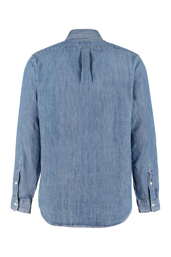  폴로 랄프로렌 포니로고 자수 데님 셔츠 710792043 BLUE - POLO RALPH LAUREN