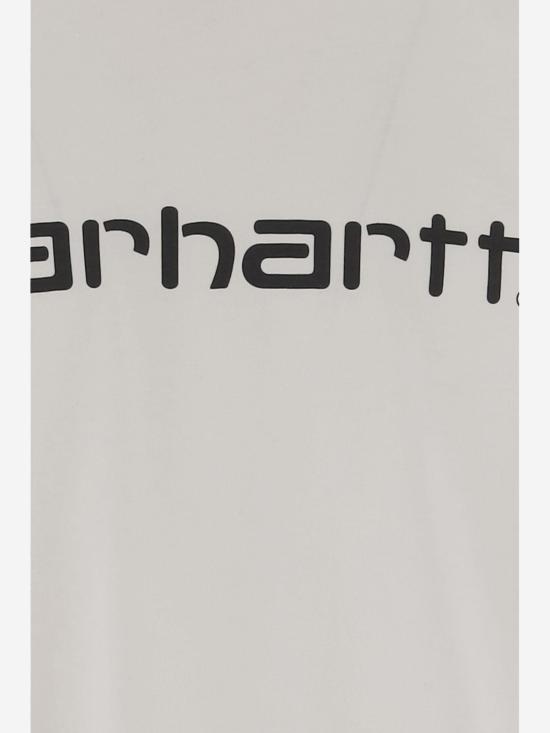 25FW 칼하트 WIP 스크립트 숏 슬리브 티셔츠 I035700 WHITE - CARHARTT WIP