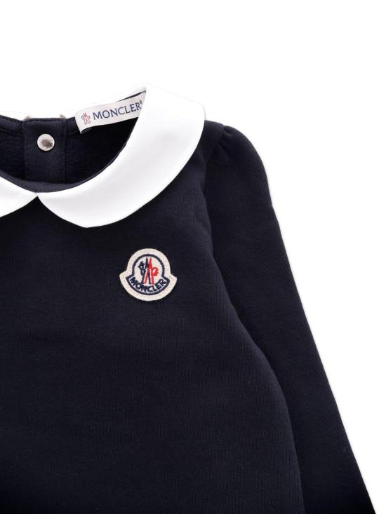  몽클레어 피케 코튼 드레스 K29518I0000189A23 BLUE - MONCLER