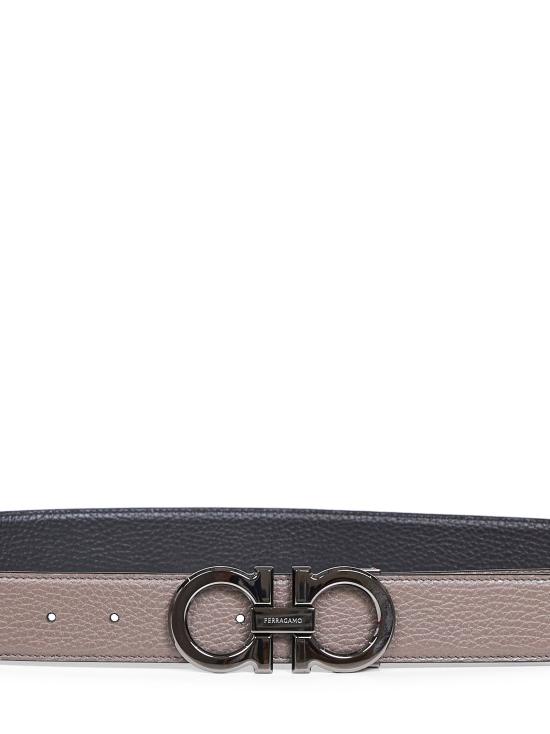 26FW 살바토레 페라가모 벨트 679710DOUBLEADJUS785973 GRAY - SALVATORE FERRAGAMO