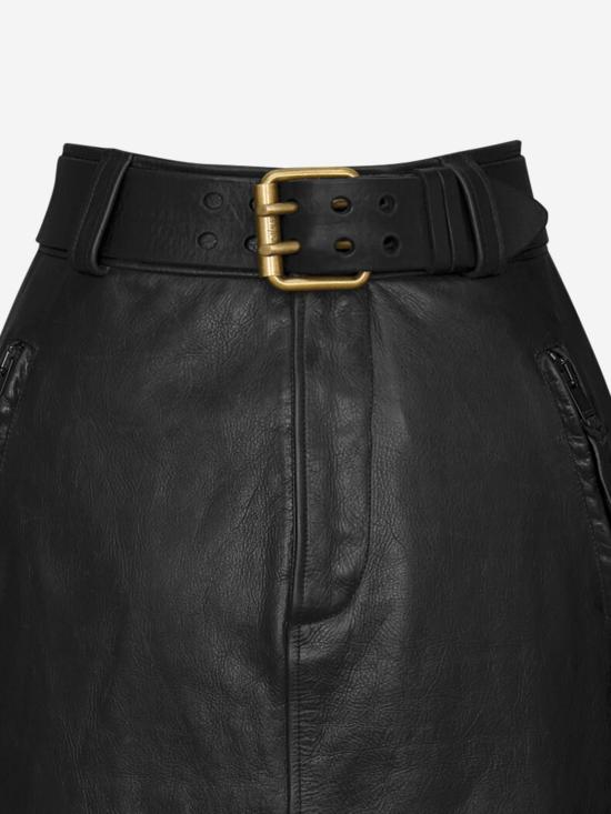26SS 생로랑 스커트 865021 BLACK - SAINT LAURENT