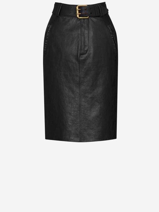 26SS 생로랑 스커트 865021 BLACK - SAINT LAURENT