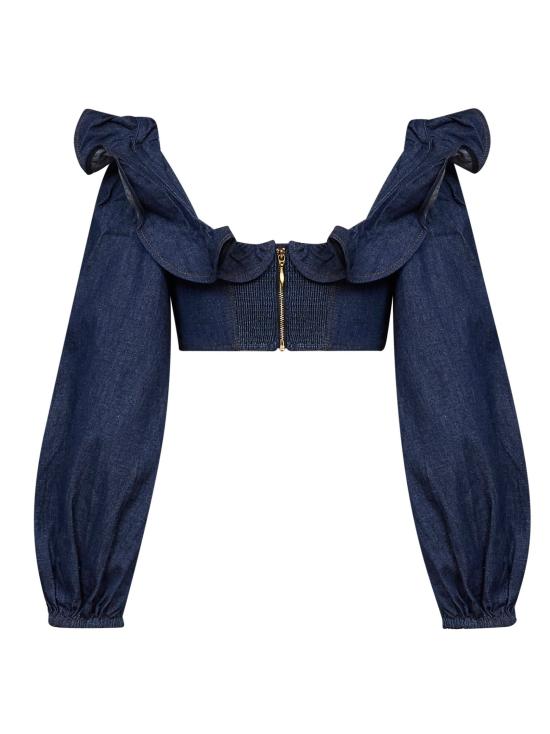 26FW 짐머만 블라우스 7193TSS261 INK BLUE - ZIMMERMANN
