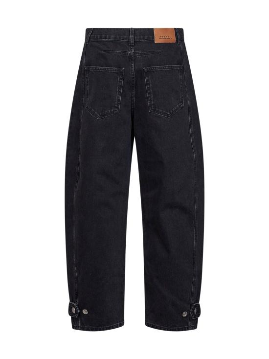 26FW 이자벨마랑 레자 크롭 진 PA0779FAD3H01I02FK BLACK - ISABEL MARANT